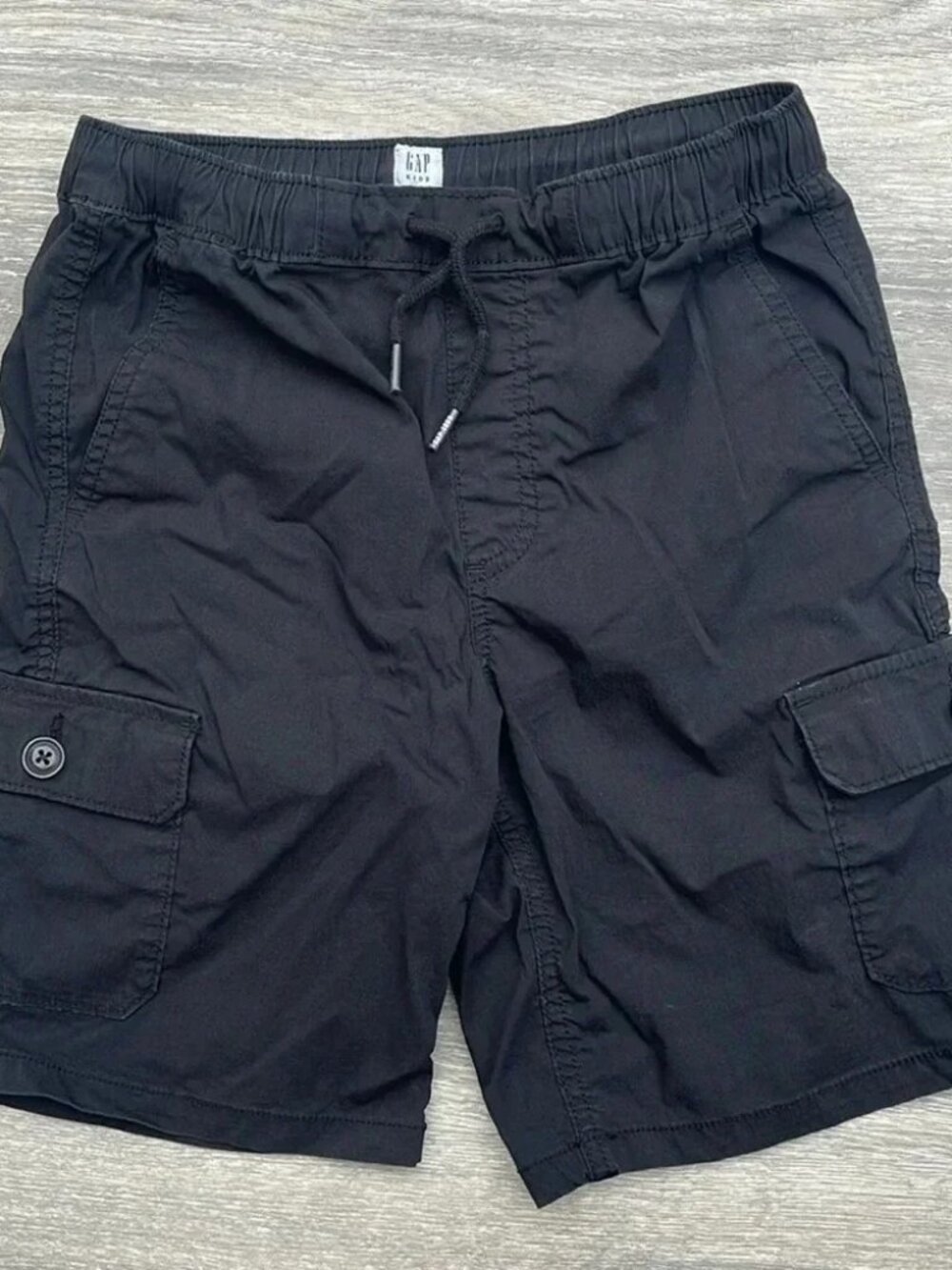Gap Cargo Shorts, Drawstring, black